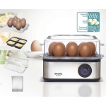 BRUNO βραστήρας αυγών 8 θέσεων BRN-0156, 500W, ανοξείδωτος - Image 3