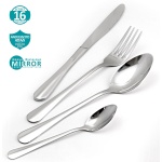 BRUNO σετ μαχαιροπίρουνα ανοξείδωτα Harmonia, ασημί, 16τμχ - Image 4