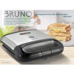 BRUNO τοστιέρα BRN-0165, 2 θέσεων, 800W, αντικολλητικές πλάκες, inox - Image 2