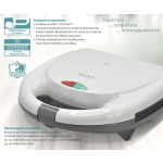 BRUNO τοστιέρα BRN-0166, 2 θέσεων, 800W, αντικολλητικές πλάκες, λευκή - Image 3