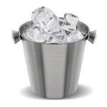 BRUNO ανοξείδωτο δοχείο για παγάκια BRN-0174, 10εκ.