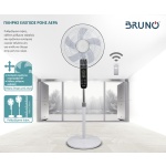 BRUNO ανεμιστήρας προηγμένων λειτουργιών BRN-0189 με τηλεχειριστήριο, 45W, Φ43εκ x 130εκ, λευκός - Image 4