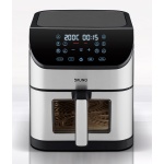 BRUNO φριτέζα αέρος BRN-0194, 8lt, 1800W, inox/μαύρη
