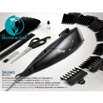 BRUNO σετ κουρευτική μηχανή ρεύματος BRN-0197 με εξαρτήματα & τσαντάκι, μαύρη - Image 2