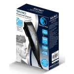 BRUNO σετ κουρευτική μηχανή ρεύματος BRN-0197 με εξαρτήματα & τσαντάκι, μαύρη - Image 4