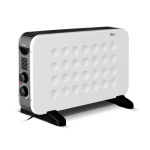 BRUNO θερμοπομπός BRN-0206, 2000W, με θερμοστάτη & ανεμιστήρα, λευκός