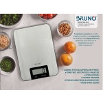 BRUNO ψηφιακή ζυγαριά κουζίνας BRN-0210, 1gr/5kg, ανοξείδωτη - Image 3