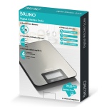 BRUNO ψηφιακή ζυγαριά κουζίνας BRN-0210, 1gr/5kg, ανοξείδωτη - Image 5