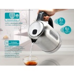 BRUNO βραστήρας νερού BRN-0213, ανοξείδωτος, 1.7L, 2200W, inox - Image 3
