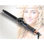 BRUNO ψαλίδι μαλλιών για μπούκλες BRN-0218 με κεραμικό κύλινδρο 25mm, 60W, ψηφιακή ένδειξη, black-copper - Image 4