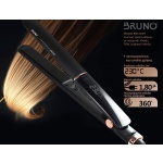 BRUNO ισιωτική πρέσα μαλλιών BRN-0219 με κεραμικές πλάκες, 50W, ψηφιακή ένδειξη, black-copper - Image 3