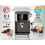 BRUNO αυτόματη μηχανή espresso & cappuccino Barista BRN-0224, 3 σε 1, Hot & Cold, 950W, 19 bar, ψηφιακή - Image 3