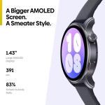 ZEBLAZE smartwatch Btalk 3 GPS, heart rate, 1.43" AMOLED, GPS, 3 ATM, γκρι - Image 3