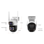 VSTARCAM smart κάμερα C622DR, dual lens, 2MP, WiFi, SD, PTZ, IP66 - Image 4