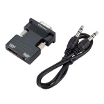 POWERTECH αντάπτορας HDMI σε VGA CAB-H120 με 3.5mm, μαύρος - Image 2