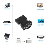 POWERTECH αντάπτορας HDMI σε VGA CAB-H120 με 3.5mm, μαύρος - Image 3