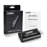POWERTECH video capture CAB-H147, HDMI/USB σύνδεση, 4K/60Hz, μαύρο - Image 4