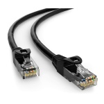 POWERTECH καλώδιο δικτύου CAB-N403, Cat 6 U/UTP, CCA, 250Hz, 1m, μαύρο