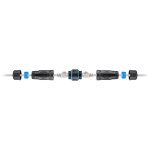 POWERTECH αδιάβροχος σύνδεσμος RJ45 CAB-N427, CAT 6, IP68, μαύρος - Image 2