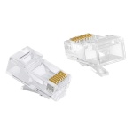 POWERTECH βύσμα RJ45 CAB-N446, Cat 6/6a UTP, διάφανο, 50τμχ