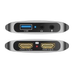 POWERTECH video capture CAB-UC081, HDMI/USB σύνδεση, 4K/30Hz, γκρι - Image 3