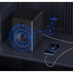 POWERTECH καλώδιο ήχου USB-C σε Toslink CAB-UC091, 1m, γκρι - Image 2