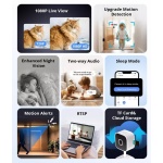 SONOFF smart κάμερα CAM-S2, 2MP, WiFi, SD - Image 4