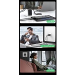 USAMS φορτιστής τοίχου CC265, USB & 2x USB-C, 67W, GaN, λευκός - Image 5