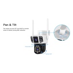 VSTARCAM smart κάμερα CS667DR, dual lens, 3MP, WiFi, SD, PTZ, IP66 - Image 5