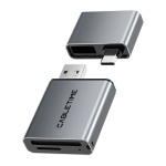 CABLETIME card reader CT-ACCD3-AG για SD & micro SD, USB 3.0, 5Gbps, γκρι