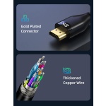 CABLETIME καλώδιο HDMI 2.1 CT-HM8K με Ethernet, 8K/60Hz, 48 Gbps, 3m, μαύρο - Image 4