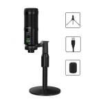 CABLETIME πυκνωτικό μικρόφωνο MP03-AB, με αντιανέμιο & τρίποδα, USB - Image 5