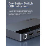 CABLETIME multi-port switch CT-PS41-GB1 σε HDMI, 4 σε 1, 4K/60Hz, γκρι - Image 4