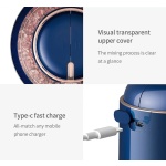 DEERMA πολυκόπτης JR08, επαναφορτιζόμενος , 3x δοχεία, 220W, μπλε - Image 4