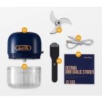 DEERMA πολυκόπτης JS100, επαναφορτιζόμενος , 150ml, 40W, 3 λεπίδες, μπλε - Image 3