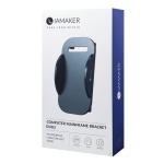 IAMAKER βάση PC DND2 με ροδάκια, universal, 22x47cm, μαύρη - Image 5