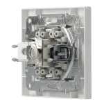 SCHNEIDER ELECTRIC επιτοίχια πρίζα δικτύου RJ45 & RJ12 Asfora EPH4900121 - Image 2