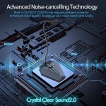 CMTECK επιτραπέζιο μικρόφωνο G006Plus με εύκαμπτο βραχίονα, omnidirectional, USB, μαύρο - Image 3