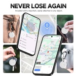 MILI smart tag MiTag Duo για iOS & Android συσκευές, Bluetooth tracker, λευκό - Image 2