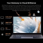 CHUWI tablet Hi10 Max με πληκτρολόγιο/θήκη, 12.9", 12/512GB, Windows 11 Home, 4800mAh, γκρι - Image 2