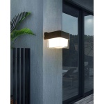 POWERTECH LED φωτιστικό τοίχου HLL-0157, 7W, 4000K, 560lm, IP65, μαύρο - Image 2