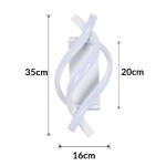 POWERTECH LED φωτιστικό τοίχου HLL-0168, 12W, 4000K, 960lm, λευκό - Image 3