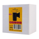 POWERTECH φωτιστικό τοίχου HLL-0189 για GU10 λάμπα, μεταλλικό, IP65, μαύρο - Image 5