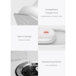 DEERMA ατμοκαθαριστής ρούχων χειρός HS200, 1000W, 110ml, λευκός - Image 5