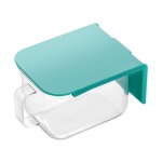 Δοχείο αποθήκευσης μπαχαρικών HUH-0053, με κουταλάκι, 420ml, γαλάζιο