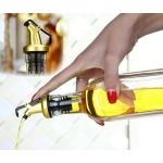 Πώμα ροής για μπουκάλι HUH-0109 με κλείστρο, Φ18mm, χρυσό - Image 2