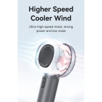 USAMS φορητός ανεμιστήρας LU01 με 5 ταχύτητες, 2000mAh, λευκός - Image 4