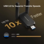 MERCUSYS ασύρματος USB αντάπτορας δικτύου MA72XH, AX1800, Dual Band, V.1.0 - Image 5