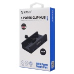 ORICO USB hub MH4PU-P με σφιγκτήρα, 4x θυρών, 5Gbps, USB σύνδεση, ασημί - Image 5