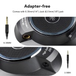 ONEODIO headset Monitor 80, 6.35mm & 3.5mm σύνδεση, Hi-Res, 40mm, μαύρο - Image 4